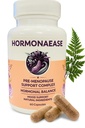 הורמונהEase Women's Wellness Supplement - Hormonal Balance, Mood & Energy Support with Maca Root & Dong Quai