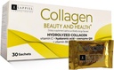 hydrolyzed Collagen Peptides 30 אבקת Packets עם ויטמין C (1000 מ"ג) ו Hyaluronic Acid, זה תומך שיער, עור, ציפורניים ופרקים, כתום פלאמור, 30 משרתים
