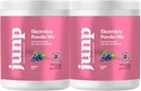 אבקת JUNP אלקטרוליטים No Sugar No Carbs - Vine Ripened Grape Infused Drink - Potassium & Salt Electrolyte hydrotion אבקת Zero Calorie Sugar Free Electrolyte אבקה,180 משרתים