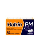 Motrin PM Caplets עם 200 מ"ג Ibuprofen & 38 מ"ג Diphenhydramine Sleep Aid, Nighttime Pain Reliever for Minor Aches & Pains, Bulk, 80 ct