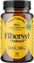 FiberSyl Ovatasyl Prebiotics for Dogs Digestive Health - Dog Fiber Supplements for Constipation Relief & Support - Psyllium Husk Seed for Dog' Digestion Problems - Dog Stool Hardener - 60 Capsules