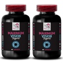 איזון חזון - VISION SUPPLEMENT - Clearer סצינות, כוח עין, תמונה טובה יותר, חזון קריסטל, קווי שארץ, בהירות העין, יתרון להתמקד, אופקים טהורים, חזון Vivid 2 בקבוקי 120 קפסולות