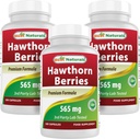 Best Naturals הות'ורן 565 מ"ג 180 קפסולות (Pack of 3)