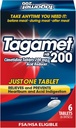 Tagamet HB 200 מ"ג Cimetidine Acidductionr ו- Heartburn הקלה, Relieves ומונע Indigestion, 6 Count