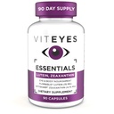 Viteyes Essentials Eye Health Dietary, Lutein & Zeaxanthin for Macular Support, 90 קפסולות