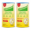 Alansed Vanilla Meal שקד - נמוך-Glycemic High Plant Base חלבון אבקה-תזונה של תמיכה במשקל תזונה - Vanilla Flavor - 17.6 oz (1.1 פאונד (2 Pack)