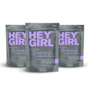 Hey Girl Sleep Tea - Natural Herbal Bedtime Tea Bags with Chamomile, Passion Flower, Valan Root, Lemon Balm - Calming, מרגיע מבוגרים ישנים לילה תה - מרגיע מתנות לנשים 3packs