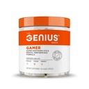 Genius Gamer, Gaming Focus תוסף, 80 גלולות - עלית Nootropic Performance Booster - Boost Brain & Mental Clarity, Reaction Time & Concentration - Blue Light Support with Lutemax