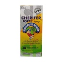 Cherifer ForteSrup Fortified with Zinc with Tairine and Double Chlorella Growth Factor + Zinc Orange Flavor 240 מ"ל