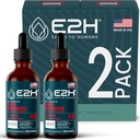 E2H Red Banded Polypore Extract - תוסף Mushroom עבור תמיכה חיסונית, בריאות עיכול, אנרגיה ואי-אמון טבעי Boost (2 בקבוקים)