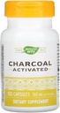 Natures Way מופעל Charcoal Intestinal ניקוי קפסולת, 260 מ"ג - 100 לחבילה - 3 חבילות למקרה.