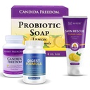 תוסף תזונה של MASSE עבור תזונה נכונה - Probiotic Balance & Recovery Formula - Probiotic Lemon Body Soap and Skin Rescue Probiotic Lotion