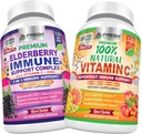 Elderberry Immune Support and Natural ויטמין C - Bundle