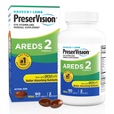 PreserVision AreDS 2 ויטמין עין, #1 רופא עיניים מומלץ מותג, Lutein ו-Zaxanthin תוספת עם ויטמין C, ויטמין E, Zinc, ו-Copper, 90 Softgels (Minigels)