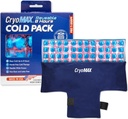 CryoMAX Reusable Cold Pack - 8-Hour Long-Lasting Cold Therapy Ice Pack, Fits Fits, Best for Pain Relief, Injuries, hip Surgery Swelling, and Migraines - T-Shape (1 Count)