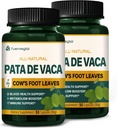 Cow's Foot Leaves קפסולות תוספת - ברברין עם קפסולות Ceylon Cinnamon מתקדמות פורמולה - כל תמיכה טבעית לבריאות צמחית עם פלט Wereke. 180 הרוזן