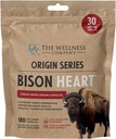 חברת הבריאות Bison Heart | 180 קפסולות קולג'ן (1 חודשים אספקה) | Grass-Fed Freeze-Dried Organ | Non-GMO, Gluten-Free | תמיכה בחוזק, התאוששות ו Vitality