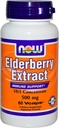 Now Foods Elderberry 500 מיליגרם, 60 קפסולות Veg (Pack of 2)