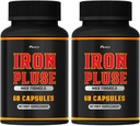 (2 Pack) IronPulse קפסולות מקס פורמולה, IronPulse Max Support כמוסות, Iron Pulse Pills, IronPulse Pills, Iron Pulse Support Pills, Pack of 2