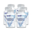 מחקר המאומת Memory Booster - Nootropic Supplement - Enhance Cognition and Memory - Lion's Mane, Jinkgo Biloba, BioPerine - 6 חודשים אספקה - Non-GMO - Made in the USA