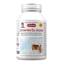 ANDREW LESSMAN ויטמין D3 10,000 IU 180 קפסולות - High Potency, Essential for Calcium Absorption, תומך בריאות העצם, פונקציונליות שרירים בריאה, מערכת החיסון, יותר קל ל-Swallow כמוסות