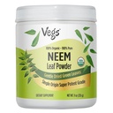 אבקת Neem Leaf - Freeze Dried True Green Neem Leaves אבקה - תומך צמיחת שיער, עור ו Gut בריאות, ניקוי, חסינות - 9 oz