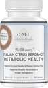 WellBEAUTY Italian Citrus Bergamot Metabolic Health, פרס Cardiologist פותח לתמוך רמות צ'ולסטרול & Triglyceride כבר בטווח הרגיל, 7 Key Polyphenols, 30 יום אספקה