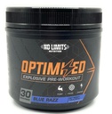"Optimized" Blue Razz Pre-Workout אבקת / Massive Pumps / הגדלת מסת שריר, כוח להתמקד / Beta Alanine + L-Citrulline + Betaine Anhydrous + Creatine + Caffeine Anhydrous / 30 משרתים