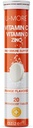 U-MORE ויטמין C 1000mg & Zinc + ויטמין D, 20 טבליות Efferscent, Orange Flavor, Immune Support Supplement, Fast Disting, Boosts Immune System, תומך עור בריא, שיער וציפורים