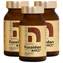 Fucoidan מופעל עם AHCC ® Brown Seaweed Immunity תוסף עם High Purity Organic Mekabu Mozuku Agaricus 3 בקבוקי בקבוקים - 480 קפסולות ירקות המיוצר ביפן
