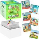 עדות לילדים Daily Routine Cards Speech Therapy Matter Social Development and Law Building for Kids ABA Therapy Material Speech Therapy Game English Language Bilingual Learners ESL