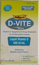 ויטמין D-Vite נוזל ויטמין D 400 IU / מ"ל (50 מ"ל) - בועות חניכיים