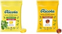 Ricola Sugar Free Lemon Mint Herbal Cough Suppressant גרון טיפות, 105ct Bag & Original Natural Herb Cough Drops, 115 Count, Cough Suppressant & גרון Relieving טיפות