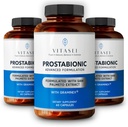 VITASEI Prostabionic עם Graminex, Saw Palmetto, Pygeum Africanum - Bladder Control ו- Prostate תוספים לגברים - 60 קפסולות (Pack of 3)