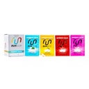RUN GUM Variety PackEnergy Chewing מסטיק 50 מ"ג Caffeine Turine & B-Vitamins Per Piece, 24 Pieces (Pack of 12) סוכר חינם, Zero Calorie, No Aspartame, and Gluten Freeten Freeten Freeten Free Get Free Get Free