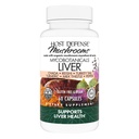 Host Defense MycoBotanicals Liver * כמוסות - Liver Health Supplement with Milk Thistle & Turmeric Root - תוספת Mushroom עם טורקיה Tail, Reishi & Chaga - 60 קפסולות (30 משרתים)