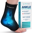 Ankle Ice Pack Wrap for Swelling - Hot/Cold Therapy Ice Wrap for Foot Pain Relief, Heel Pain Relief, Plantar Fasciitis, Achilles Tendonitis Relief, Spili Ankle Compression (Large/XL)