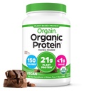 Orgain אורגני אבקת חלבון, קרם שוקולד Fudge - 21g צמחי חלבון, 6g Prebiotic סיבים, נמוך נטו Carb, No Lactose Ingredients, לא תוספת סוכר, non-GMO, עבור Shakes & Smoothies, 2.03 lb Carb, No Lactose Ingredients, לא תוספת סוכר, non-GMO, עבור Shakes & Smoothies, 2.03 lb