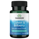 Swanson Standard Lutein & Bilberry 60 Sgels