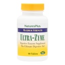 NaturesPlus Ultra-Zyme - 90 טבליות - תוספת Enzyme לתמיכה בריא העיכול - Gluten Free - 45 משרתות