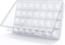 Took Monthly Magic Pill Productionser 28 Day Pill Box, Travel Medicine Pill Organer, 4 שבועות גדולים 1 חודש תיקי גלולות עם אבק-Proof Container for Pills/Vitamin/Fish Oil/Supplements