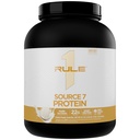 כלל 1 מקור 7 חלבון - Tennt Flavor, Velvety Smooth Texture, 22g כל הזמן חלבון, ו 10g באופן טבעי Occuring EAAs Per משרת מ 7 Premium מקורות (4 פאונד *, Vanilla Ice Cream)