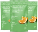 חוגגים ויטמין Bariatric 500 מ"ג Calcium Citrate Chews עם 500 IU ויטמין D3 - Essential for Gastric Bypass חולים & Bone Health - Sugar & Gluten Free, Orange (270 Chews)