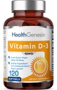 ויטמין D-3 10000 IU 120 Softgels - High-Potency ב תוספת שמן בתולה שמן לא-GMO Soy-Free תומך בעצמות חזקות