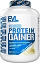 Evlution Nutrition Stacked חלבונים Gainer, 50 גרמים Whey אבקת תרכובת, 251 גרמות Carbohydrates, לבנות שריר, התאוששות, פוסט עבודהout, Gluten-Free (Vanilla Ice Cream, 6LB)