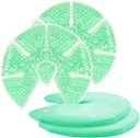 Hot / Cold Breast Gel Bead Ice Packs השד Cooling / Heat Pads הקלה עבור הנקה, כאב סיעוד, Mastitis, אנגורגement, Swelling, Plחוספסים | Boost Milk Let-Down & הפקה,2 Pack (Green)