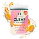 Myחלבון Clear Whey Isolate אבקת חלבון, 1.1 Lb (20 משרתות) Peach מנגו, 20g חלבון לשרת, באופן טבעי לשתות לערבב, חלבון יומי לוקח ביצועים גבוהים