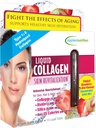 Applied Nutrition Liquid Collagen Skin Revitalization - 10 צינורות נוזלי - קולג'ן, Biotin & Silica - טרופי סטרוברי קיווי פלמור - 10 משרתים