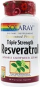 Solaray Triple Power Resveratrol - 225 מ"ג - 60 קפסולות צמחוניות
