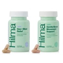 Hilma Natural Gas and Bloating Relief for Women, דוקטור פורמולה עם רכיבים אורגניים, Lemon Balm, Fennel ו Peppermint Leaf, 50 קפסולות טבעוניות